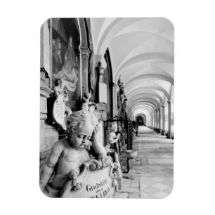 Europe, Austria, Salzburg. Cherub and monument 2 Magnet