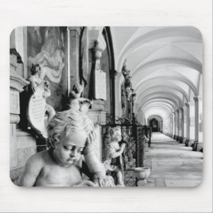Europe, Austria, Salzburg. Cherub and monument 2 Mouse Mat