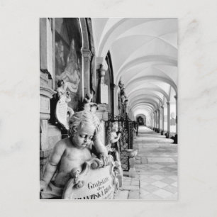 Europe, Austria, Salzburg. Cherub and monument 2 Postcard