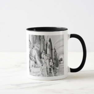 Europe, Austria, Salzburg. Cherub and monument Mug