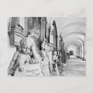 Europe, Austria, Salzburg. Cherub and monument Postcard