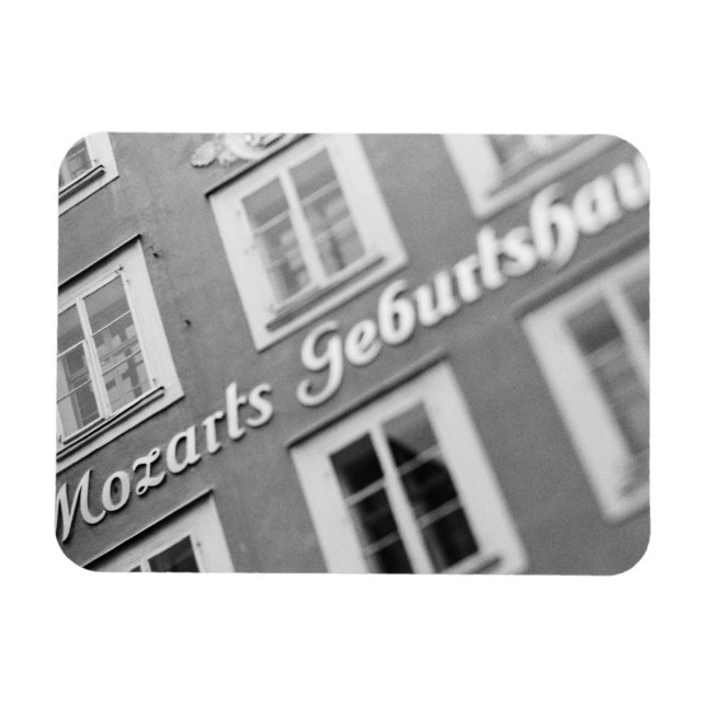 Europe, Austria, Salzburg. Mozart's Birthplace 2 Magnet (Horizontal)