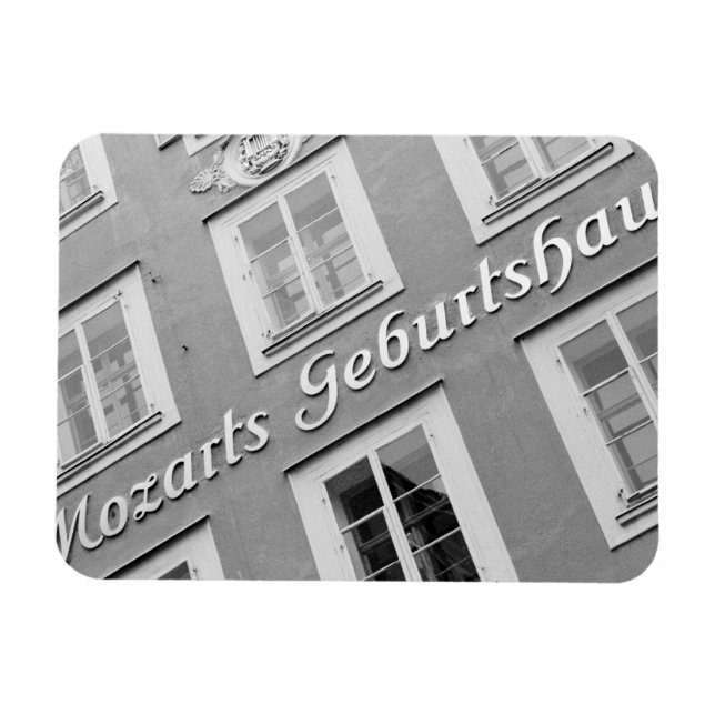 Europe, Austria, Salzburg. Mozart's Birthplace Magnet (Horizontal)