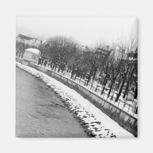 Europe, Austria, Salzburg. The bank of the River Magnet