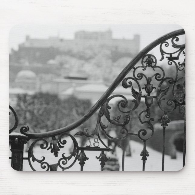 Europe, Austria, Salzburg. View of the Old City Mouse Mat (Front)