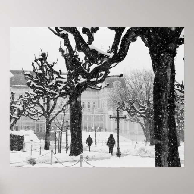 Europe, Austria, Salzburg. Winter, Poster (Front)