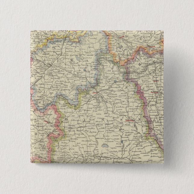 Europe, Belarus, Ukraine 15 Cm Square Badge (Front)