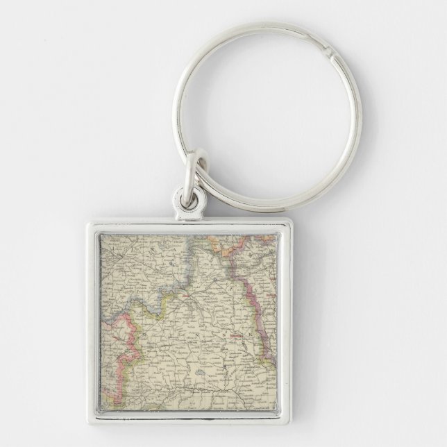 Europe, Belarus, Ukraine Key Ring (Front)