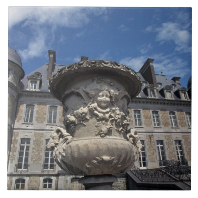 EUROPE, Belgium, Beloeil Castle Tile (Front)