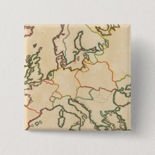 Europe by Religion 3 15 Cm Square Badge