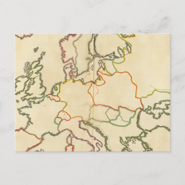 Europe by Religion Postcard (Front)