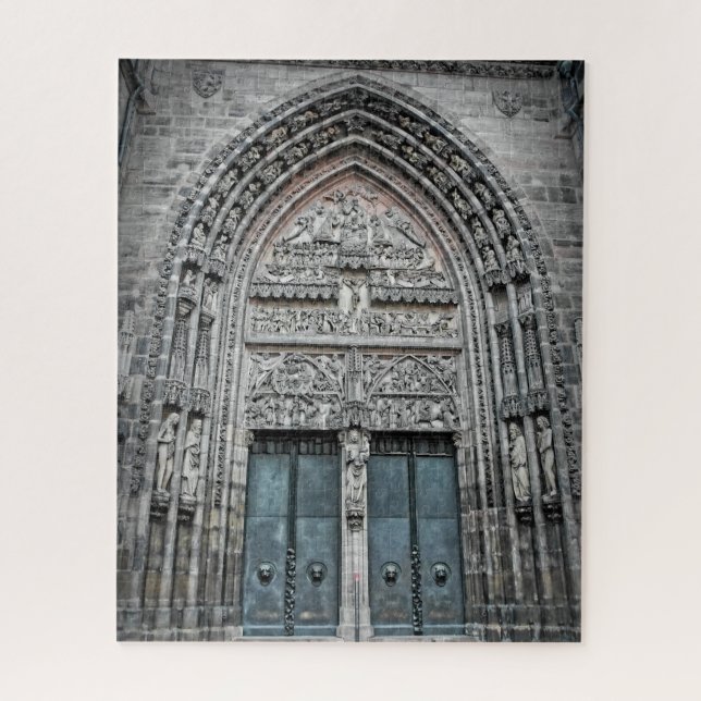 Europe Church Doors-Nurenberg Germany-16x20-520 pc Jigsaw Puzzle (Vertical)