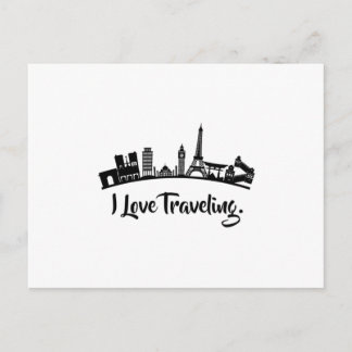 Europe Cities City Cityscape Skyline Gift Idea Postcard