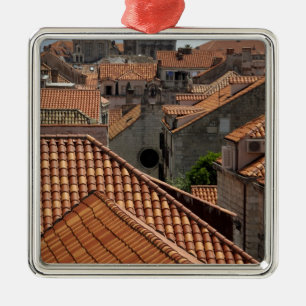 Europe, Croatia. Mediaeval walled city of 2 Metal Tree Decoration