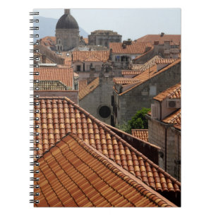 Europe, Croatia. Mediaeval walled city of 2 Notebook