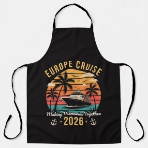 Europe Cruise Squad 2026 Family Matching Vacation Apron
