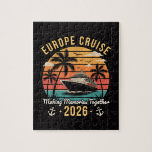 Europe Cruise Squad 2026 Family Matching Vacation Jigsaw Puzzle