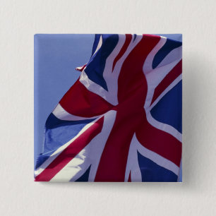 Europe, England, British flag 15 Cm Square Badge