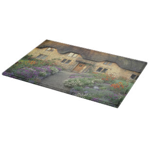 Europe, England, Chippenham. Early morning light Cutting Board