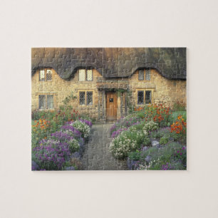 Europe, England, Chippenham. Early morning light Jigsaw Puzzle
