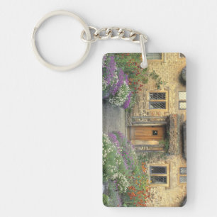Europe, England, Chippenham. Early morning light Key Ring