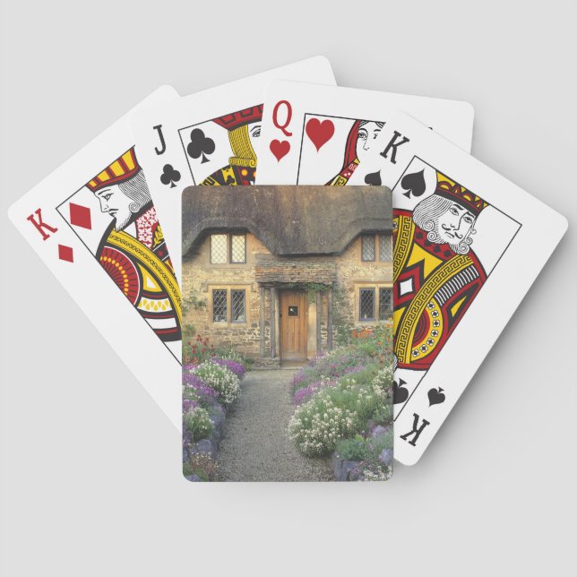 Europe, England, Chippenham. Early morning light Playing Cards (Back)