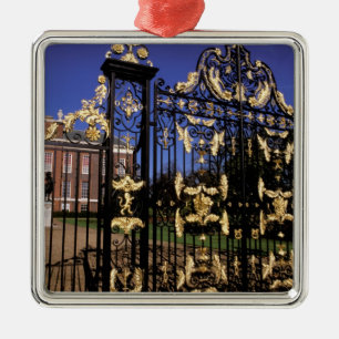 Europe, England, London. Gilded gate outside of 2 Metal Tree Decoration