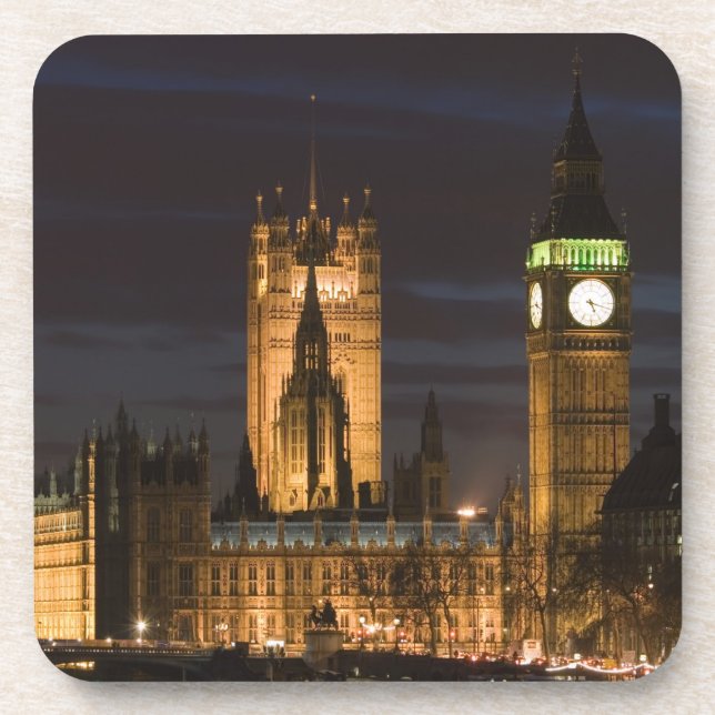 Europe, ENGLAND, London: Houses of Parliament / 2 Coaster (Front)
