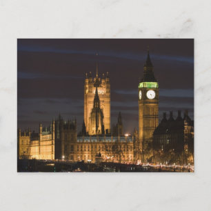 Europe, ENGLAND, London: Houses of Parliament / 2 Postcard