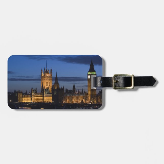 Europe, ENGLAND, London: Houses of Parliament / Luggage Tag (Front Horizontal)