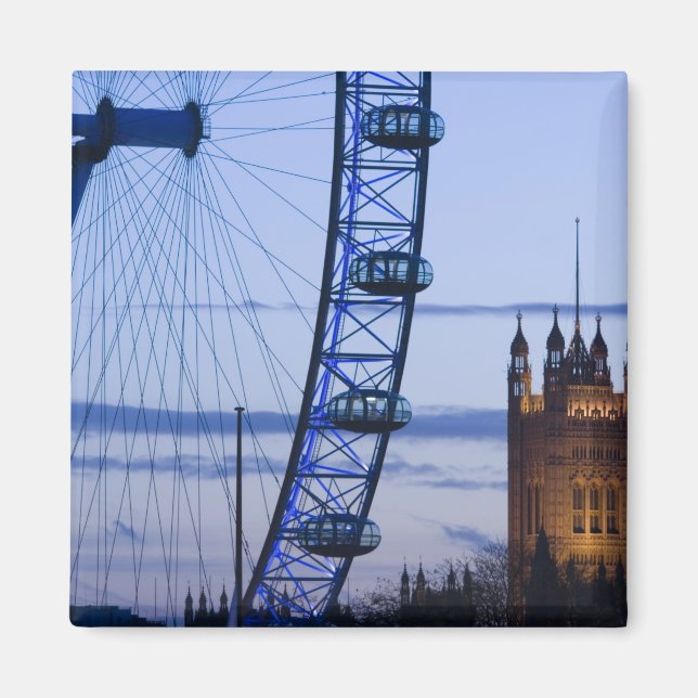 Europe, ENGLAND, London: Houses of Parliament Magnet (Front)