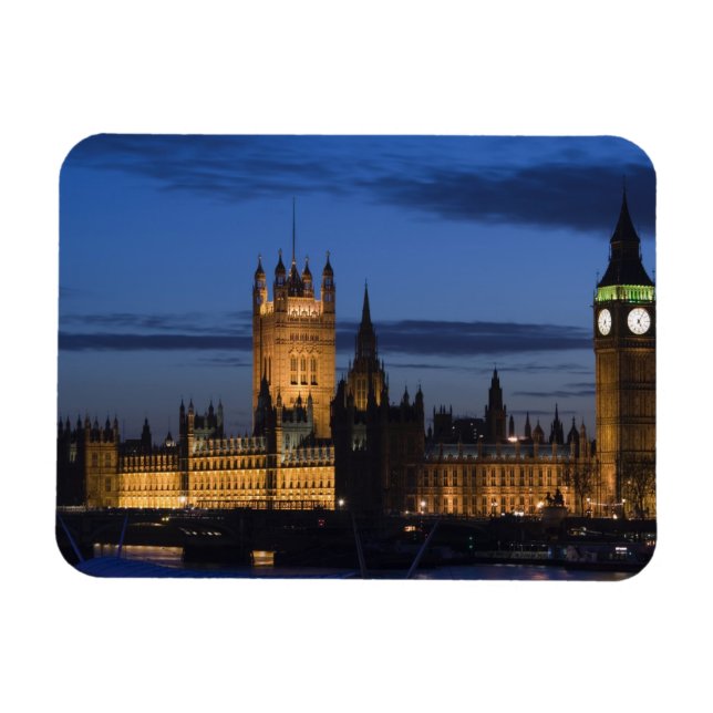 Europe, ENGLAND, London: Houses of Parliament / Magnet (Horizontal)