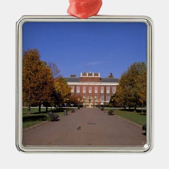 Europe, England, London. Kensington Palace in Metal Tree Decoration (Front)