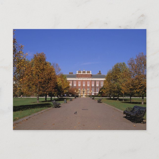 Europe, England, London. Kensington Palace in Postcard (Front)