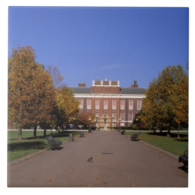 Europe, England, London. Kensington Palace in Tile (Front)