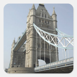 Europe, England, London. Tower Bridge over the Square Sticker