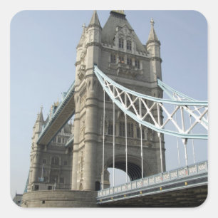 Europe, England, London. Tower Bridge over the Square Sticker