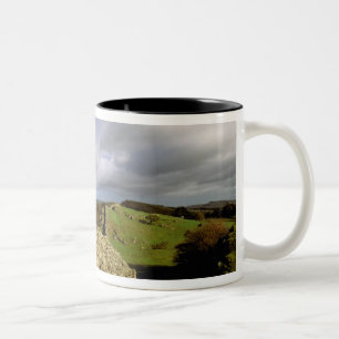 Europe, England, Northumberland. Hadrian's Two-Tone Coffee Mug