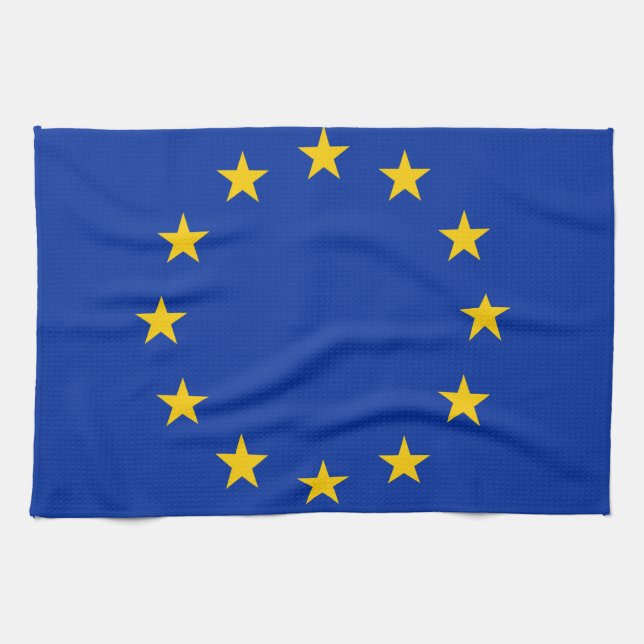 Europe flag tea towel (Horizontal)