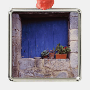 Europe, France, Cereste. A blue door adds colour Metal Tree Decoration