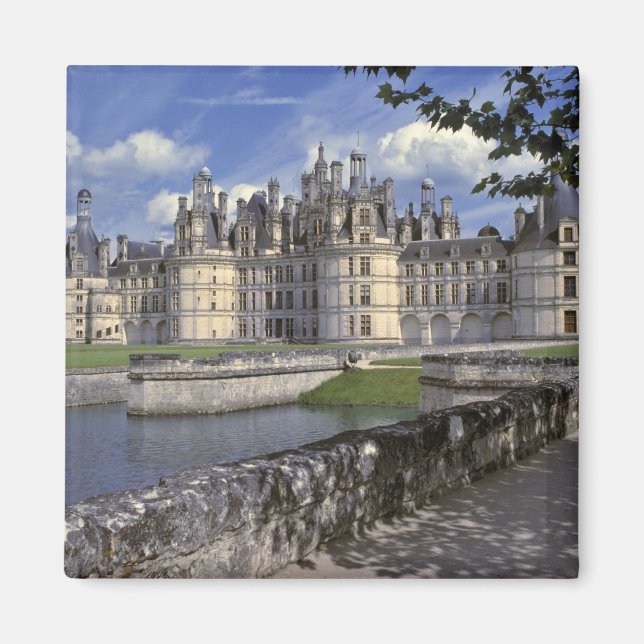 Europe, France, Chambord. Imposing Chateau Magnet (Front)