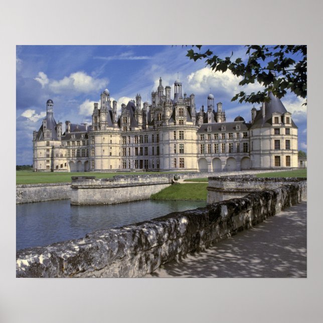 Europe, France, Chambord. Imposing Chateau Poster (Front)