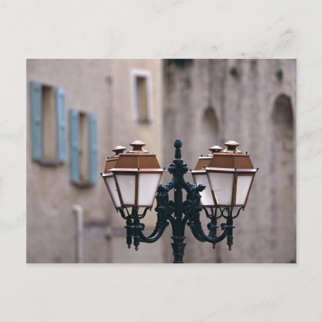 Europe, France, Forcalquier. Old weathered Postcard (Front)