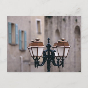 Europe, France, Forcalquier. Old weathered Postcard