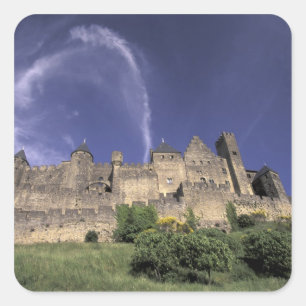 Europe, France, Languedoc; Aude; Carcassonne, Square Sticker