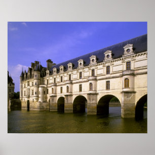 Europe, France, Loire Valley. Chateau Poster