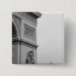 Europe, France, Paris. Arc de Triomphe and 2 15 Cm Square Badge