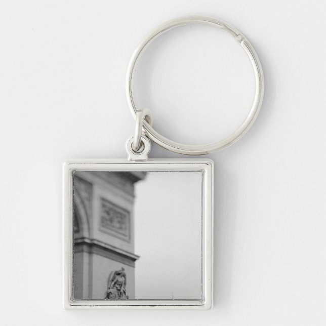 Europe, France, Paris. Arc de Triomphe and 2 Key Ring (Front)