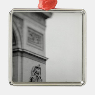 Europe, France, Paris. Arc de Triomphe and 2 Metal Tree Decoration