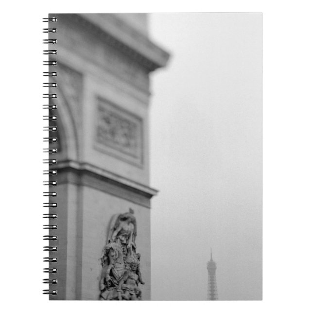 Europe, France, Paris. Arc de Triomphe and 2 Notebook (Front)